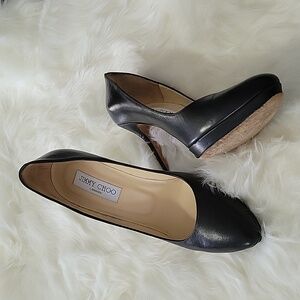 Jimmy Choo Black Leather